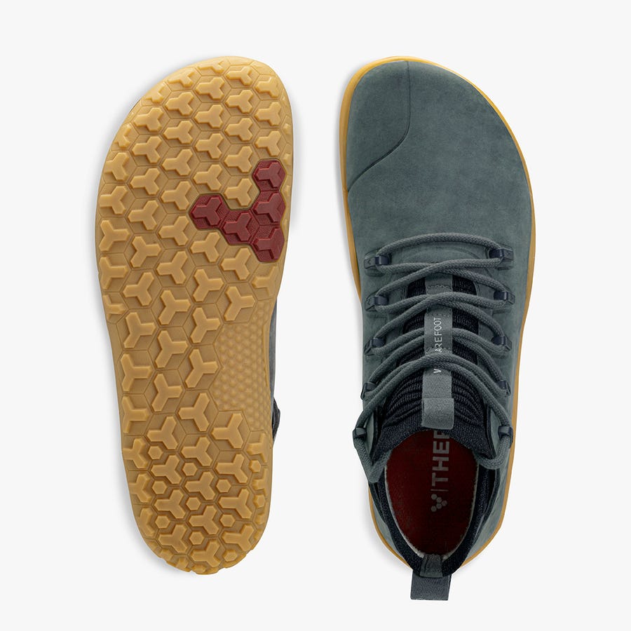 Blue Men's Vivobarefoot Magna FG Running Shoes | Philippines 0016HAPK